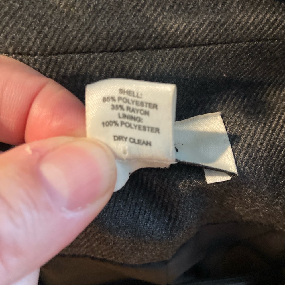 Ann Taylor Gray Structured Blazer Wool-Blend - image 4